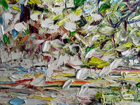 Salici Riflessi – close-up detail 6 of texture and colour by Antonino Puliafico