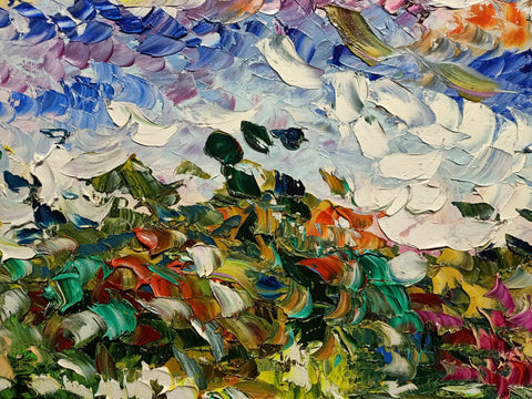 Soffio Colorato sull’Acqua – close-up detail 6 of texture and colour by Antonino Puliafico