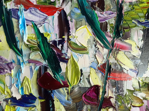 Respiro del Tempo – detail view 4 of the original painting by Antonino Puliafico