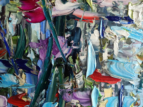 Respiro del Tempo – detail view 5 of the original painting by Antonino Puliafico