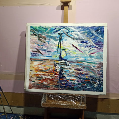 Miraggio in alto mare