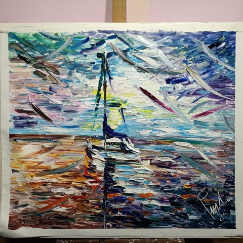 Miraggio in alto mare