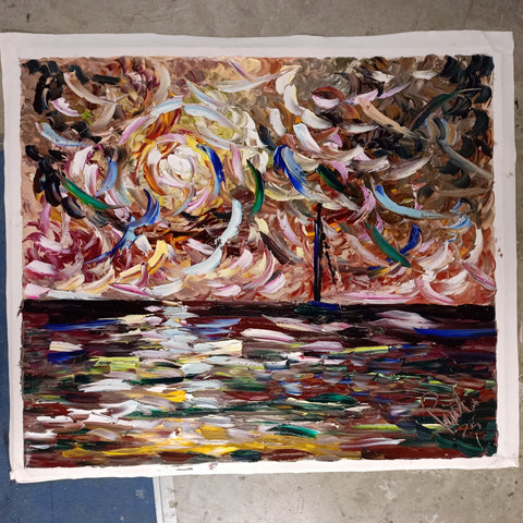 Il canto del vento al tramonto