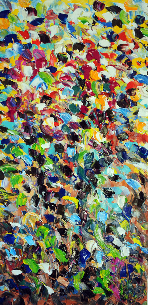 Infiorescenza – original acrylic painting by Antonino Puliafico