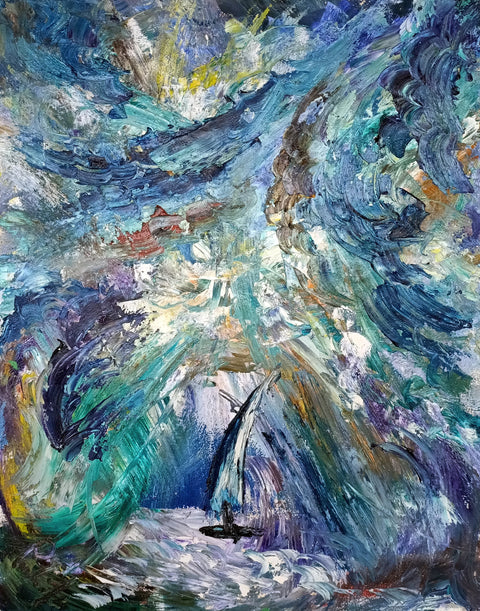 La Burrasca – original oil painting by Antonino Puliafico