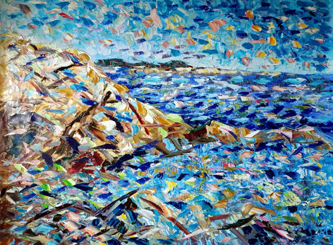 La mer – original oil painting by Antonino Puliafico