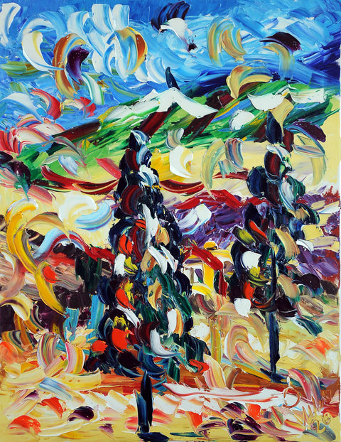 Liberi – original oil painting by Antonino Puliafico