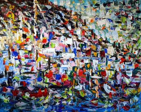 Luce di Lago – original acrylic painting by Antonino Puliafico
