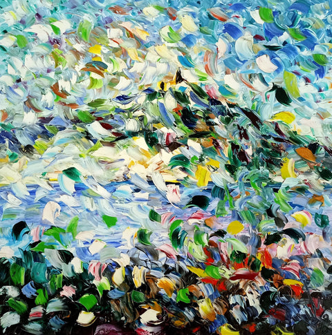 Petali di Lava – original oil painting by Antonino Puliafico