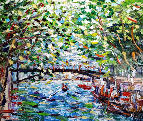 Ponticello – original oil painting by Antonino Puliafico