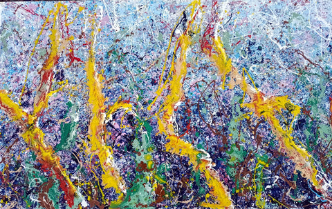 Profondità - original synthetic enamel artwork by Antonino Puliafico