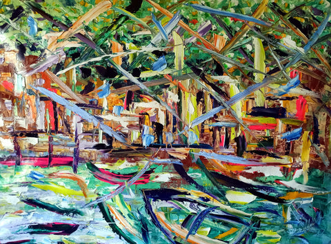 Respiro di Lago – original oil painting by Antonino Puliafico