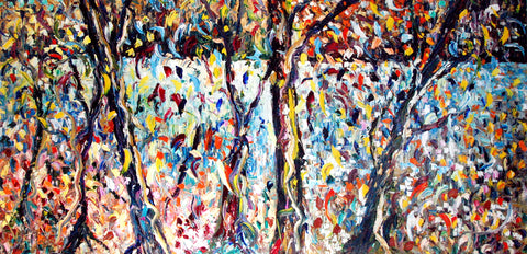 Riflessi Lacustri – original oil painting by Antonino Puliafico