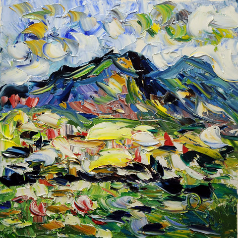 Riflesso Giallo – original oil painting by Antonino Puliafico