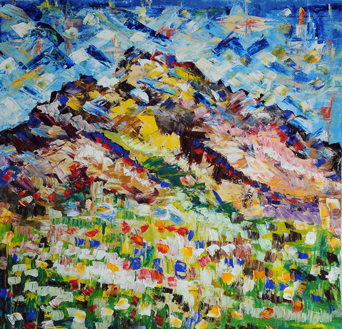 Rocce – original acrylic painting by Antonino Puliafico