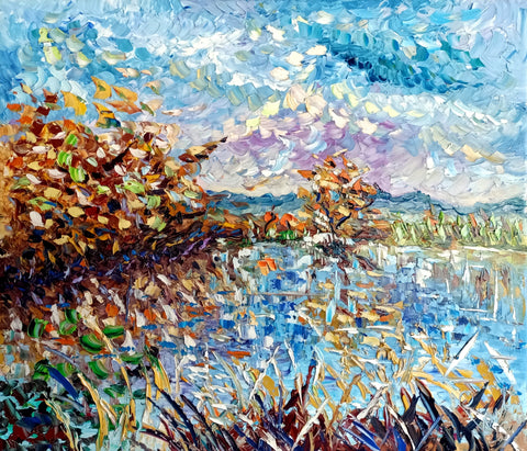Sembra Autunno – original oil painting by Antonino Puliafico