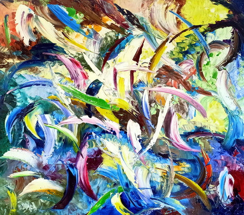 Spazio Tempo – original oil painting by Antonino Puliafico