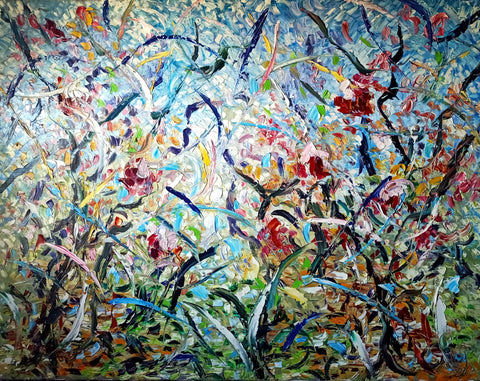 Sussurri tra i Rami - original oil artwork by Antonino Puliafico
