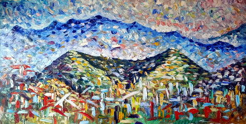 Terre Etnee - original oil on canvas by Antonino Puliafico