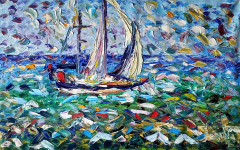 Tramontana – original oil painting by Antonino Puliafico