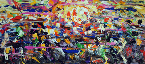 Tramonto Occidentale – original acrylic painting by Antonino Puliafico