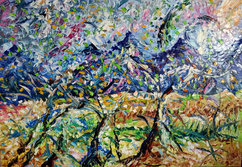 Trasparenze di Monti – original oil painting by Antonino Puliafico