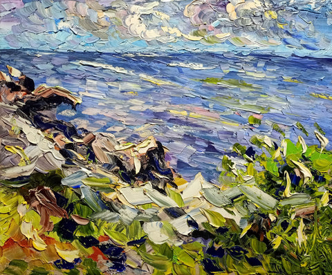Ultimo Scoglio – original oil painting by Antonino Puliafico