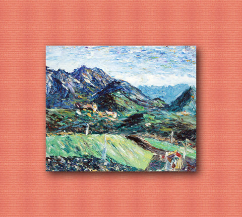 Ore 18:30 Furnari – original oil painting by Antonino Puliafico