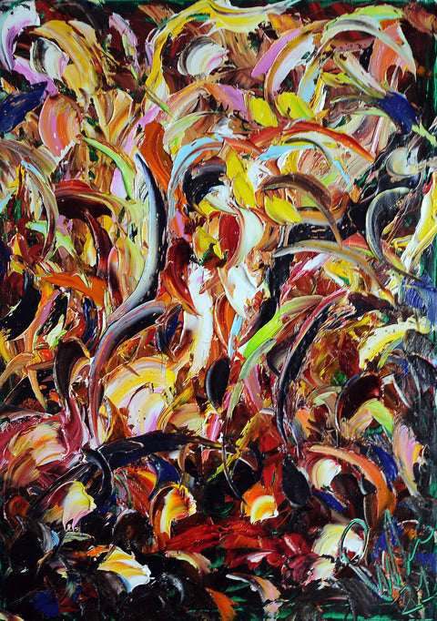 Fuoco – original oil painting by Antonino Puliafico