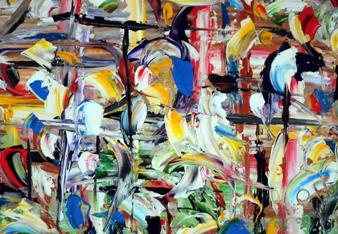 La Meta – original acrylic painting by Antonino Puliafico