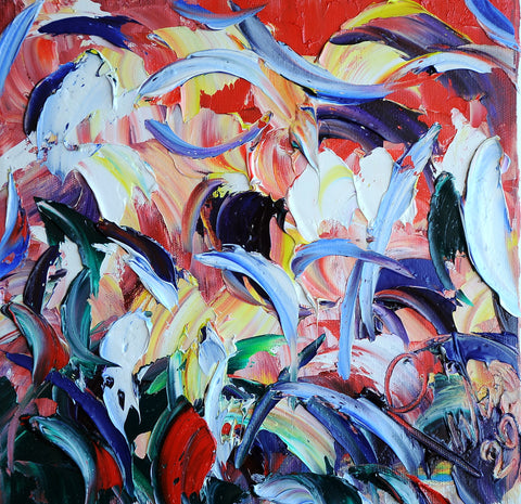 Lilium – original oil painting by Antonino Puliafico