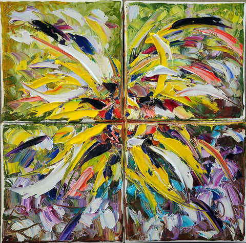 Sbuffo di Giallo – original oil painting by Antonino Puliafico