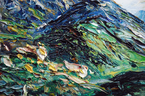 Ore 18:30 Furnari – close-up detail of texture and colour by Antonino Puliafico