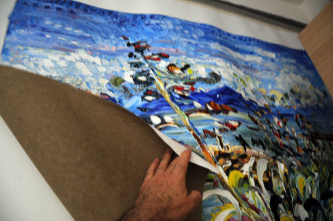Agave e Cielo Blu – material and colour detail by Antonino Puliafico