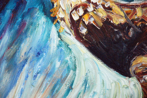Messicano – close-up detail of texture and colour by Antonino Puliafico