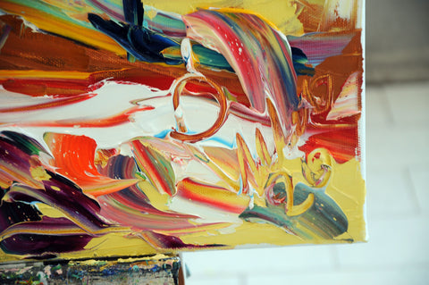 Liberi – expressive surface and gesture detail by Antonino Puliafico