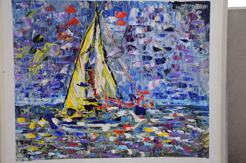 Riflessi di Vela – additional view of the original artwork by Antonino Puliafico