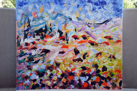 Riflessi nel Prato – close-up detail of texture and colour by Antonino Puliafico