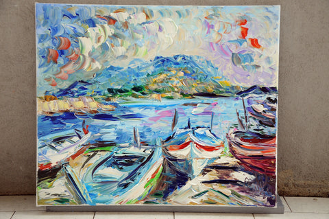 Mondello Porto – full artwork view by Antonino Puliafico
