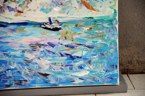 Baia Lucente – close-up detail of texture and colour by Antonino Puliafico