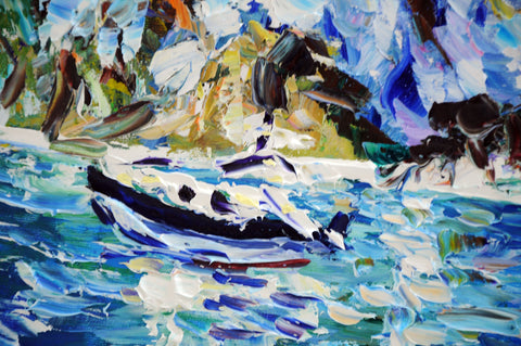 Baia Lucente – additional view of the original artwork by Antonino Puliafico