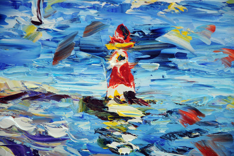 Scoglio e Faro – expressive surface and gesture detail by Antonino Puliafico