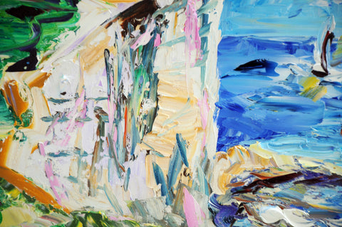 Scoglio e Faro – material and colour detail by Antonino Puliafico