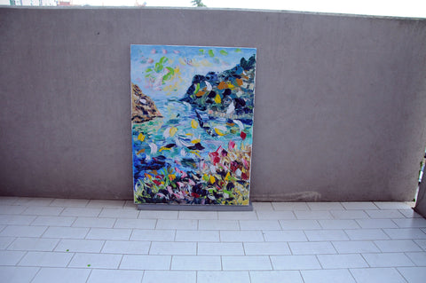 Baia e Vento – expressive surface and gesture detail by Antonino Puliafico