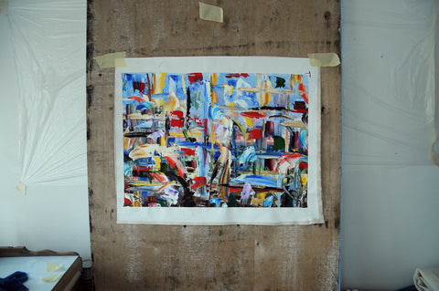 Nuvole Capricciose – additional view of the original artwork by Antonino Puliafico