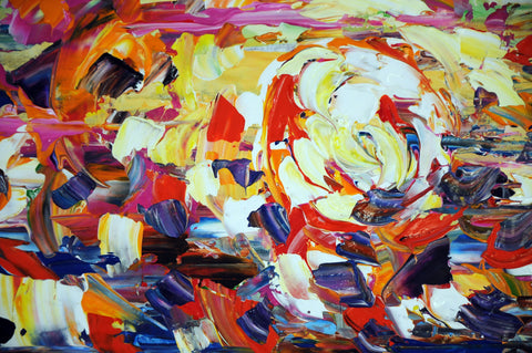 Tramonto Occidentale – additional view of the original artwork by Antonino Puliafico