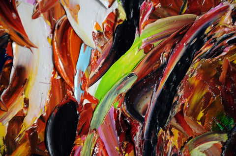 Fuoco – additional view of the original artwork by Antonino Puliafico
