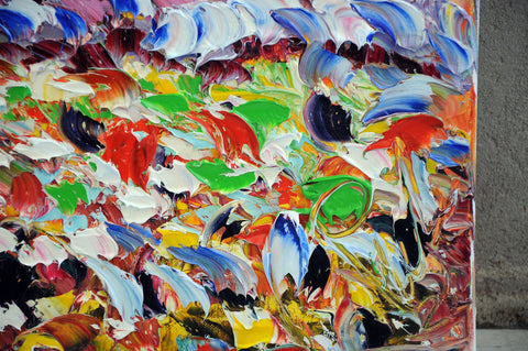 Luci nel Prato – close-up detail of texture and colour by Antonino Puliafico