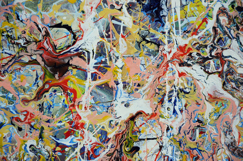 Brusio di Voci – close-up detail of texture and colour by Antonino Puliafico