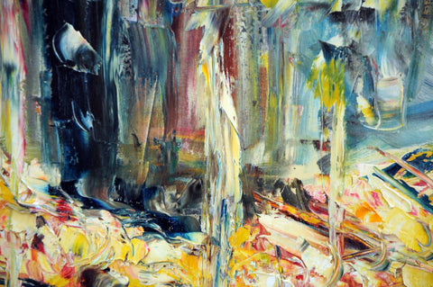 Bancarelle – additional view of the original artwork by Antonino Puliafico